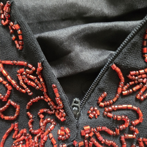 Vintage JND New York Beaded Sleeveless Women's Blouse Size Lrg - Picture 7 of 11